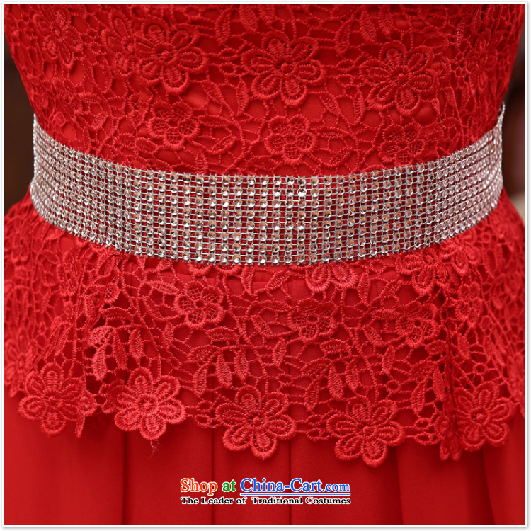 Charlene Choi Ling new 2015 marriages wedding dress bows service long red bridesmaid stylish anointed chest of autumn and winter female red L picture, prices, brand platters! The elections are supplied in the national character of distribution, so action, buy now enjoy more preferential! As soon as possible.