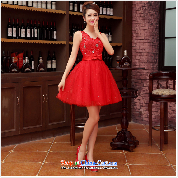 Charlene Choi Ling marriage wedding dresses short) equipped bridesmaid to bind with short of marriage evening dresses marriage small dress White M picture, prices, brand platters! The elections are supplied in the national character of distribution, so action, buy now enjoy more preferential! As soon as possible.