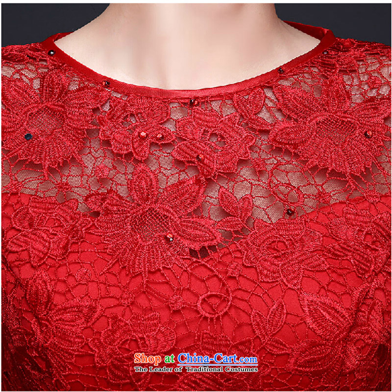 The bride services 2015 Summer bows new marriages Chun red) Improved stylish cheongsam dress Sau San red tailored please contact customer service, pure love bamboo yarn , , , shopping on the Internet