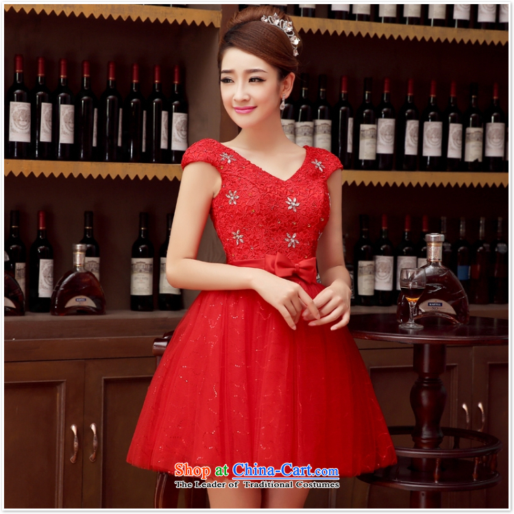 Charlene Choi Ling marriage wedding dresses short) equipped bridesmaid to bind with short of marriage evening dresses marriage small dress L picture, prices, brand platters! The elections are supplied in the national character of distribution, so action, buy now enjoy more preferential! As soon as possible.