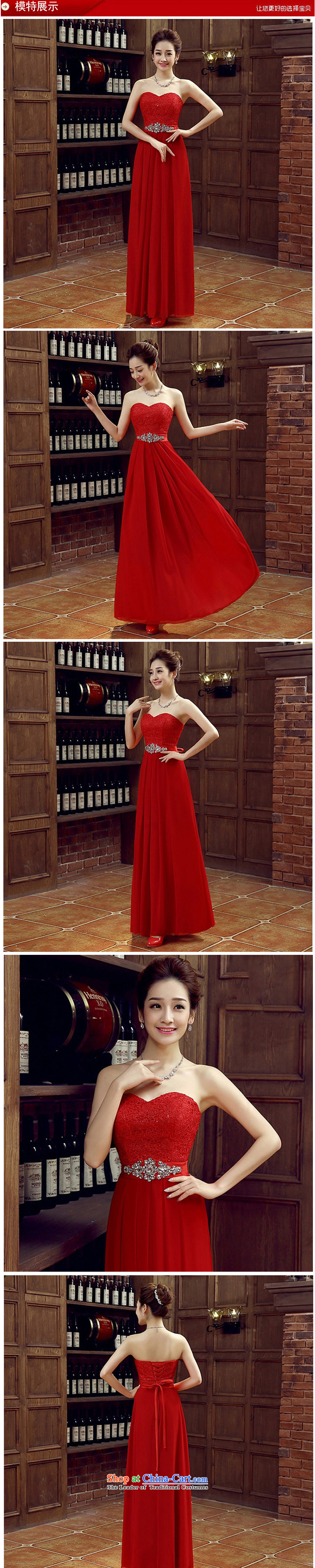 Charlene Choi Spirit of Red bride bridesmaid wedding dress marriage bows services wedding night wear long bride with new L Photo 2015, prices, brand platters! The elections are supplied in the national character of distribution, so action, buy now enjoy more preferential! As soon as possible.