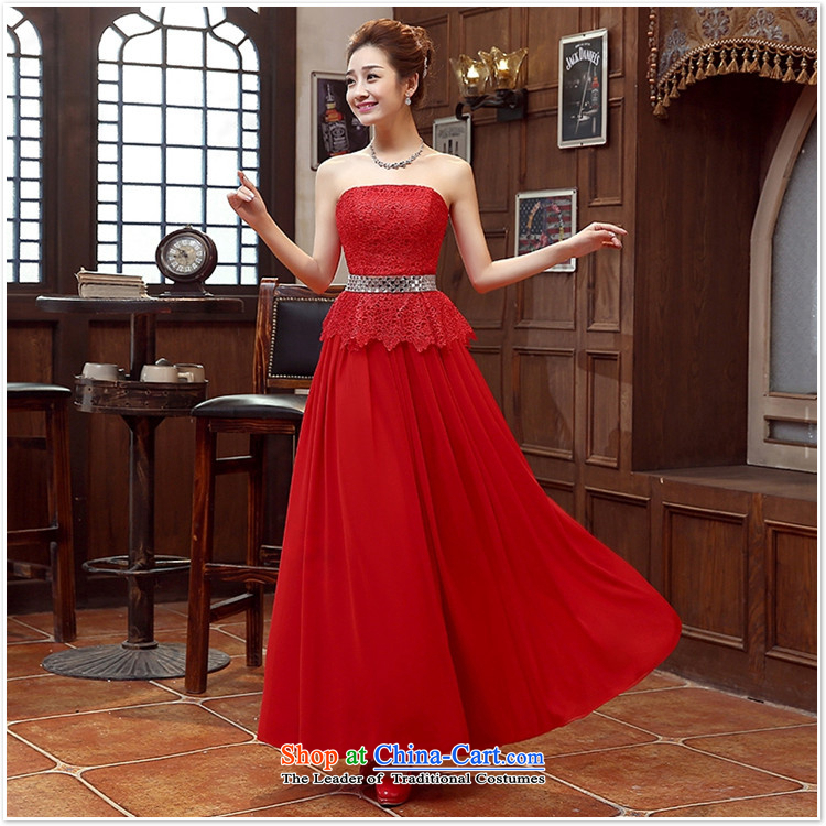 Charlene Choi Ling long gown bride bridesmaid wedding dress marriage bows services wedding night wear long bride with new RED M Photo 2015, prices, brand platters! The elections are supplied in the national character of distribution, so action, buy now enjoy more preferential! As soon as possible.
