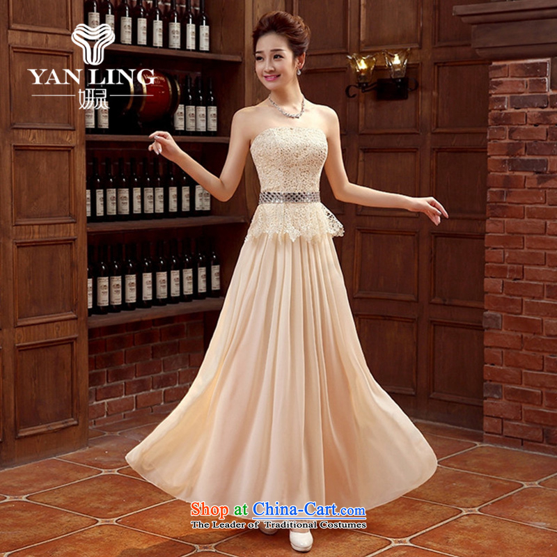 Charlene Choi Ling long gown bride bridesmaid wedding dress marriage bows services wedding night wear long bride with new RED M Yeon 2015 spirit has been pressed shopping on the Internet