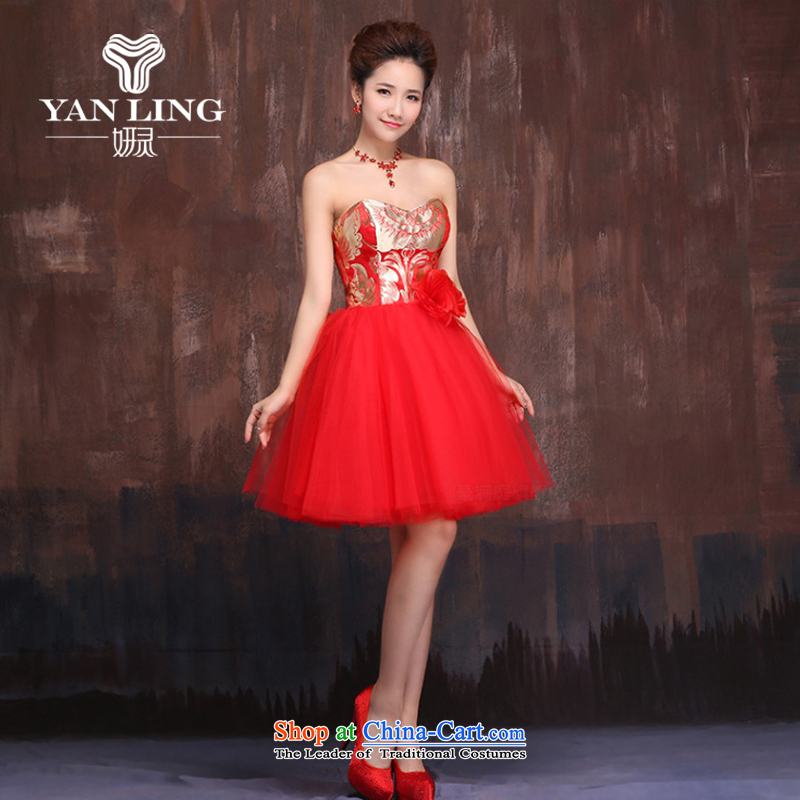 Charlene Choi Ling bridesmaid mission dress saika evening dresses skirts sister 2015 New Wedding Dress Short of bridesmaid X0001 XL, Charlene Choi spirit has been pressed shopping on the Internet