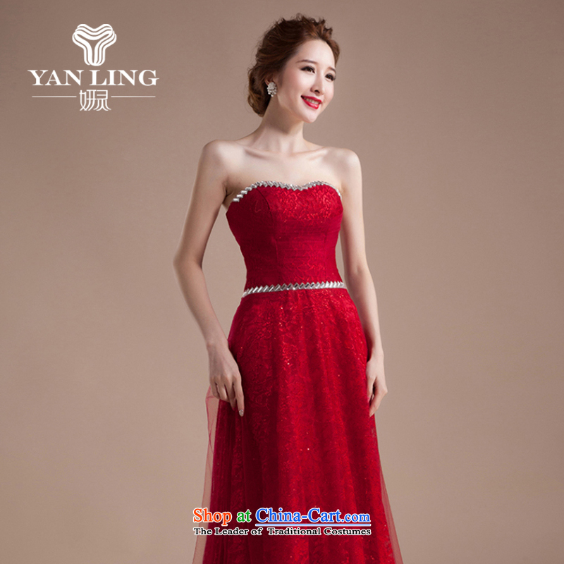 Charlene Choi Ling marriage wedding dresses short) equipped bridesmaid to bind with short of marriage evening dresses marriage small CLF1837 dress XL, Charlene Choi spirit has been pressed shopping on the Internet