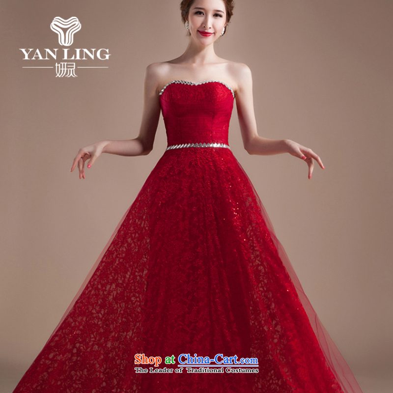 Charlene Choi Ling marriage wedding dresses short) equipped bridesmaid to bind with short of marriage evening dresses marriage small CLF1837 dress XL, Charlene Choi spirit has been pressed shopping on the Internet