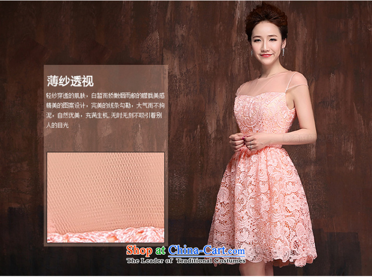 Charlene Choi Ling bridesmaid short of small dress skirt marriages wedding fashion lace bows services bridesmaid services night J0001 XL Photo, prices, brand platters! The elections are supplied in the national character of distribution, so action, buy now enjoy more preferential! As soon as possible.