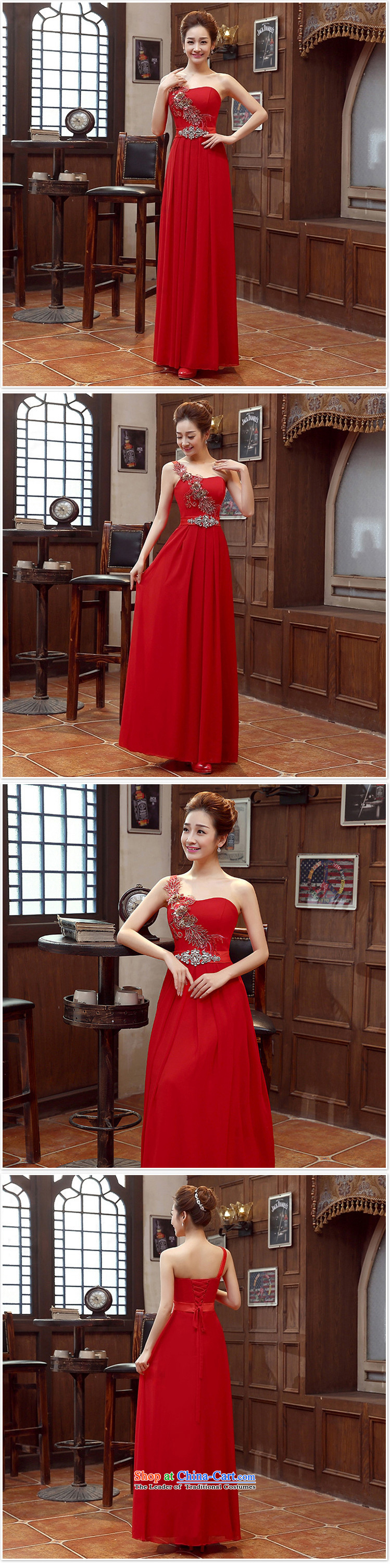 Charlene Choi Ling red bride bridesmaid marriage evening dresses performances bows services shoulder evening long bride with the new 2015 Red L picture, prices, brand platters! The elections are supplied in the national character of distribution, so action, buy now enjoy more preferential! As soon as possible.