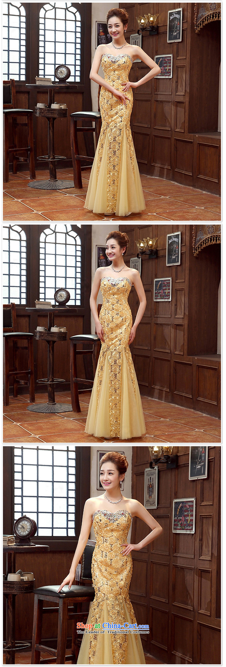 Charlene Choi Ling red and yellow bride bridesmaid wedding dress marriage bows services wedding night wear long bride with the new 2015 Yellow L picture, prices, brand platters! The elections are supplied in the national character of distribution, so action, buy now enjoy more preferential! As soon as possible.