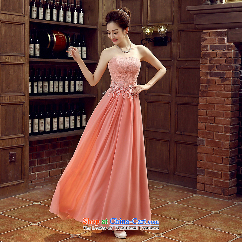 Charlene Choi Ling purple bride bridesmaid wedding dress marriage bows services wedding night wear long bride with new 2015 light purple XXL, Charlene Choi spirit has been pressed shopping on the Internet