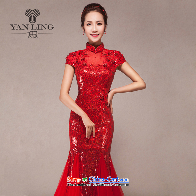 Charlene Choi Spirit New Spring 2015 married women serving Sau San crowsfoot gathering followed long evening dress under the auspices of the annual session of dress , L, Charlene Choi spirit has been pressed shopping on the Internet