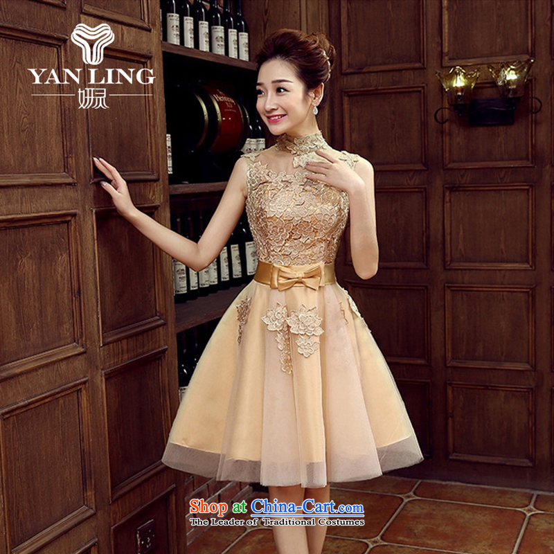 Charlene Choi Ling bride dress marriage services new marriage bows stylish small red dress female Dress Short, banquet spring and summer?M