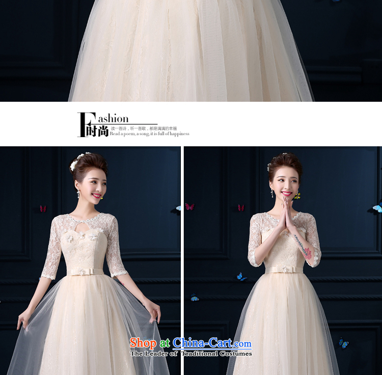 The privilege of serving-leung 2015 new bridesmaid to serve in the summer the girl wedding dresses long small countries such as bridesmaid mission sister skirt round-neck collar dripping-dong in cuff - L picture, prices, brand platters! The elections are supplied in the national character of distribution, so action, buy now enjoy more preferential! As soon as possible.
