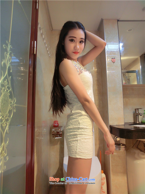 Leung Pui-process nails Connie 2015 bead dress code are white L9923 dress photo, prices, brand platters! The elections are supplied in the national character of distribution, so action, buy now enjoy more preferential! As soon as possible.