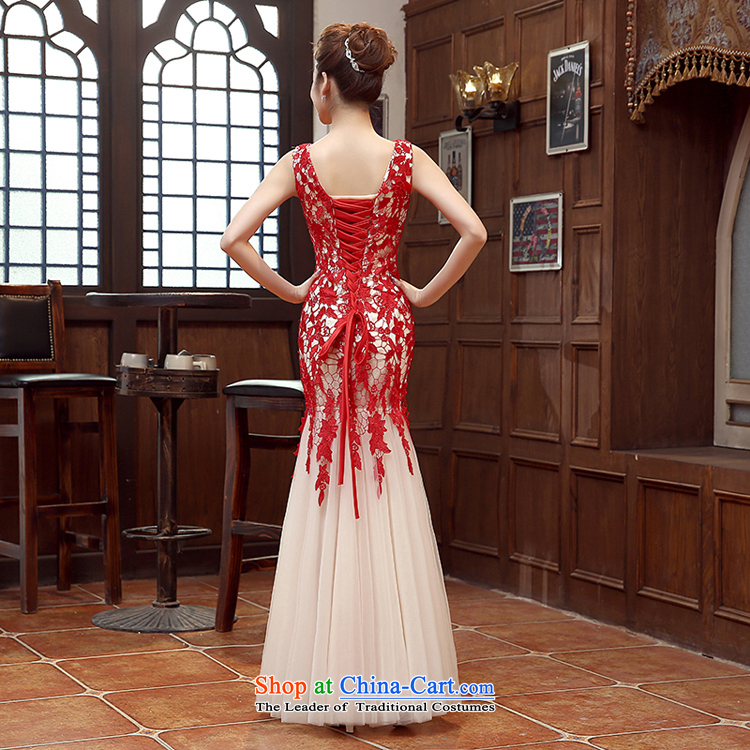 The bride of dress wedding dress yarn stage performances bridesmaid bride gown upscale embroidery lace photography long dresses crowsfoot red shoulders) L pictures, prices, brand platters! The elections are supplied in the national character of distribution, so action, buy now enjoy more preferential! As soon as possible.