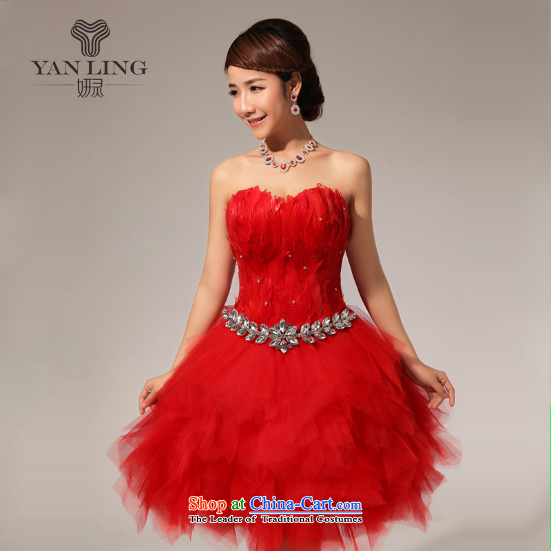Charlene Choi Ling 2015 new dresses bows to red dress small dress LF117 M, Charlene Choi spirit has been pressed shopping on the Internet