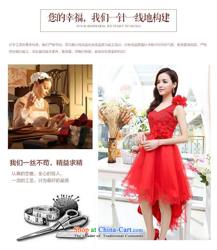Upscale dress Summer 2015 new wedding dresses etiquette dress single shoulder strap lace bon bon skirt long tail princess skirt apricot M brand, prices, picture platters! The elections are supplied in the national character of distribution, so action, buy now enjoy more preferential! As soon as possible.