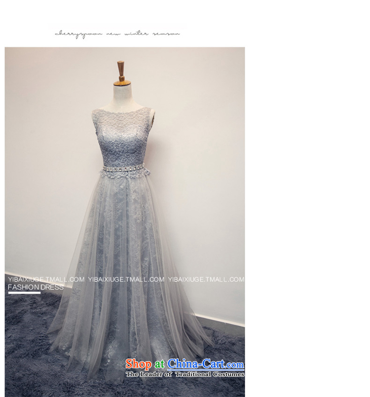Wedding dress 2015 new Korean lace bride bows banquet chairman of evening dress spring small Tail Light Gray S picture, prices, brand platters! The elections are supplied in the national character of distribution, so action, buy now enjoy more preferential! As soon as possible.