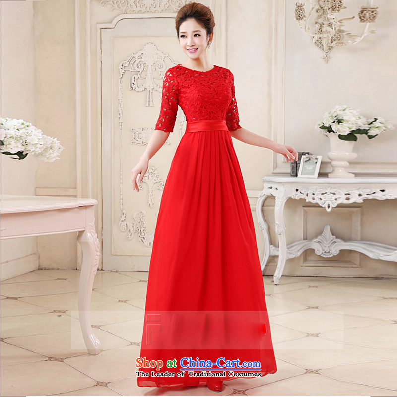 Pure Love bamboo yarn new red married women serving the word bows shoulder lace stylish Sweet dress Sau San short of dress bridal dresses Changchun summer red long tailored please contact customer service, pure love bamboo yarn , , , shopping on the Internet