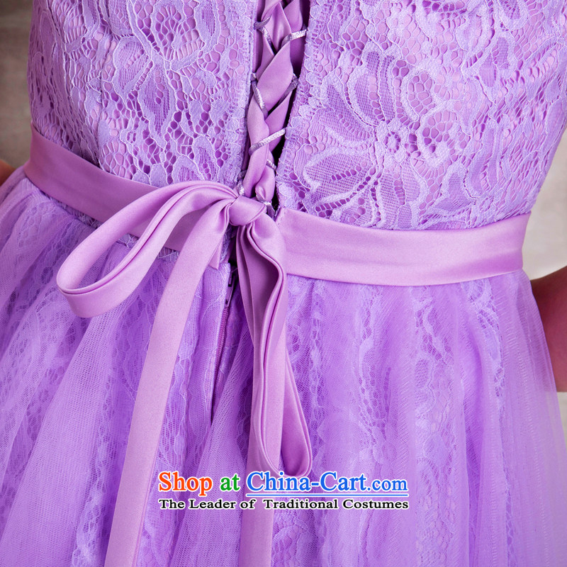 Bridesmaid dress 2015 new bridesmaid sister skirt short of services and banquet dinner dress small chest dress summer B M Demi Moor Qi , , , shopping on the Internet