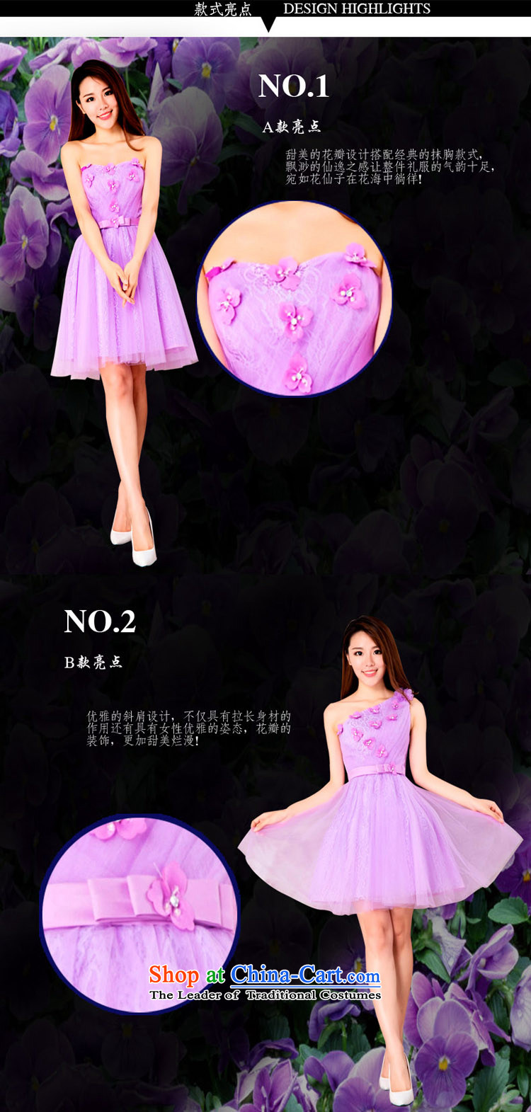 Bridesmaid dress 2015 new bridesmaid sister skirt short of services and banquet dinner dress small chest dress summer A Picture, prices, XXL brand platters! The elections are supplied in the national character of distribution, so action, buy now enjoy more preferential! As soon as possible.