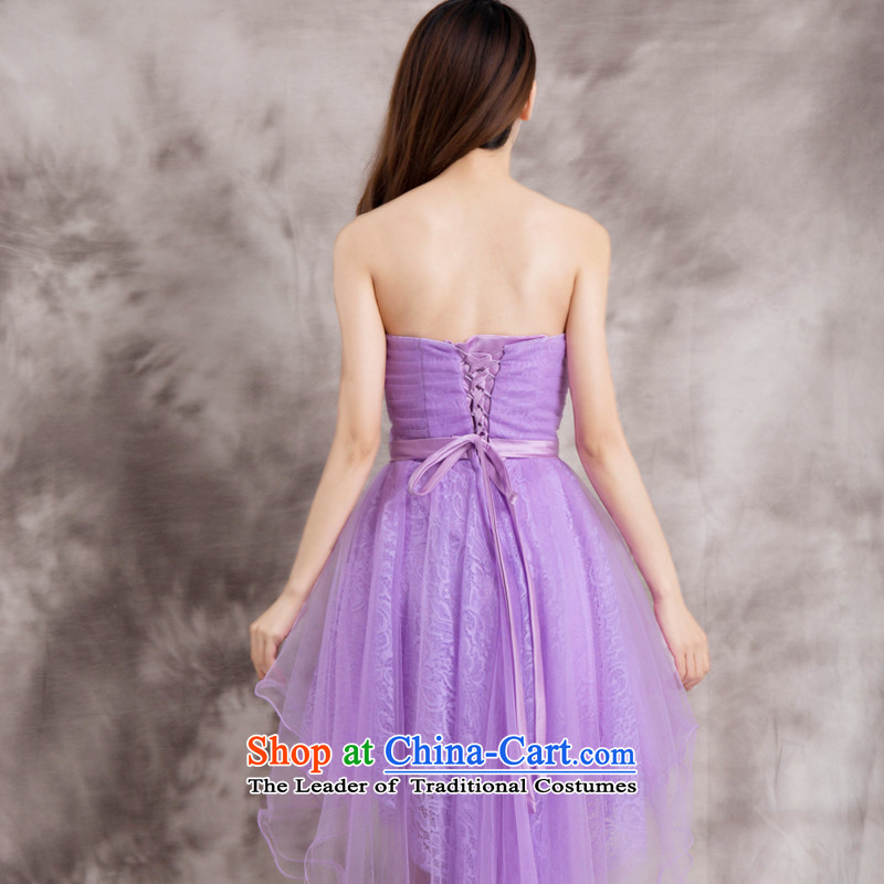 Bridesmaid dress 2015 new bridesmaid sister skirt short of services and banquet dinner dress small chest dress summer A Bride Treasure (the BABY XXL, BPIDEB) , , , shopping on the Internet