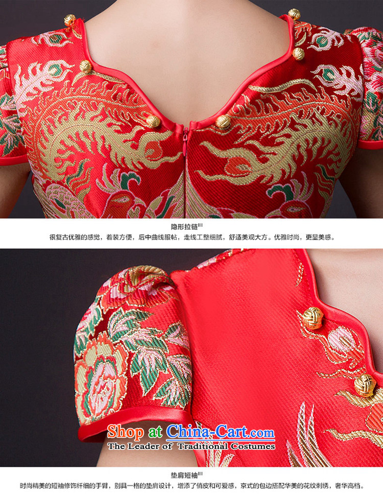 Hei Kaki 2015 new bows dress classic style of retro fine embroidery irrepressible tray clip dress skirt L006 RED M picture, prices, brand platters! The elections are supplied in the national character of distribution, so action, buy now enjoy more preferential! As soon as possible.