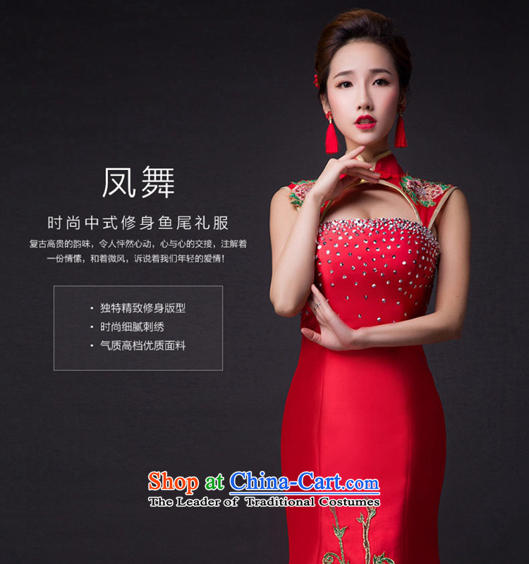 Hei Kaki 2015 new bows dress classic style of retro fine embroidery irrepressible tray clip dress skirt L007 wine red XL Photo, prices, brand platters! The elections are supplied in the national character of distribution, so action, buy now enjoy more preferential! As soon as possible.