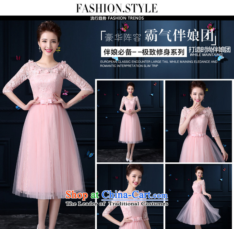 The privilege of serving-leung new 2015 pink bridesmaid to female summer fashion, long dresses and sisters in small countries such as bridesmaid round-neck collar chest no flowers -- sleeved 3XL picture, prices, brand platters! The elections are supplied in the national character of distribution, so action, buy now enjoy more preferential! As soon as possible.