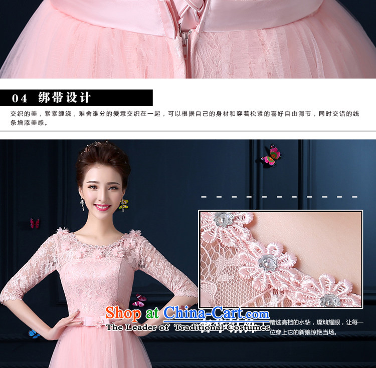 The privilege of serving-leung new 2015 pink bridesmaid to female summer fashion, long dresses and sisters in small countries such as bridesmaid round-neck collar chest no flowers -- sleeved 3XL picture, prices, brand platters! The elections are supplied in the national character of distribution, so action, buy now enjoy more preferential! As soon as possible.