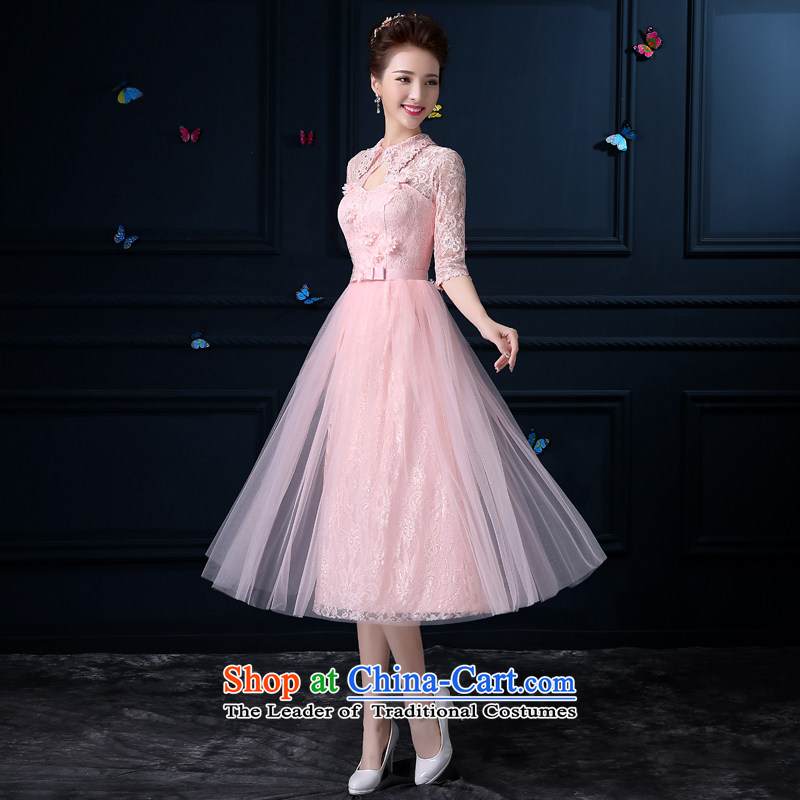 The privilege of serving-leung new summer 2015. Long bridesmaid service Female dress stylish skirt sister bridesmaid skirt a mission - sleeved 2XL, collars of service-leung , , , shopping on the Internet