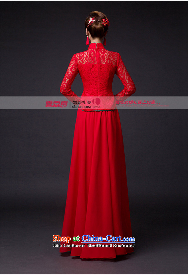Hei Kaki 2015 new bows dress classic style of retro fine embroidery irrepressible tray clip dress skirt L017 red left Tailored size picture, prices, brand platters! The elections are supplied in the national character of distribution, so action, buy now enjoy more preferential! As soon as possible.