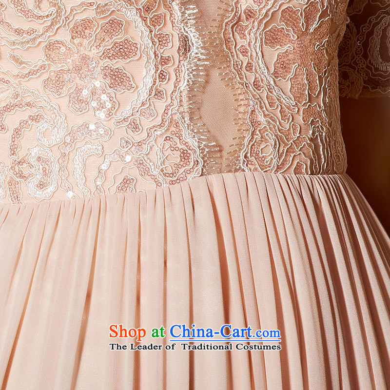 Creative Fox evening dresses 2015 New banquet evening dresses lace pink bride bridesmaid dress long high toasting champagne evening dresses waist long skirt color pictures were 30,839 abducted M creative Fox (coniefox) , , , shopping on the Internet