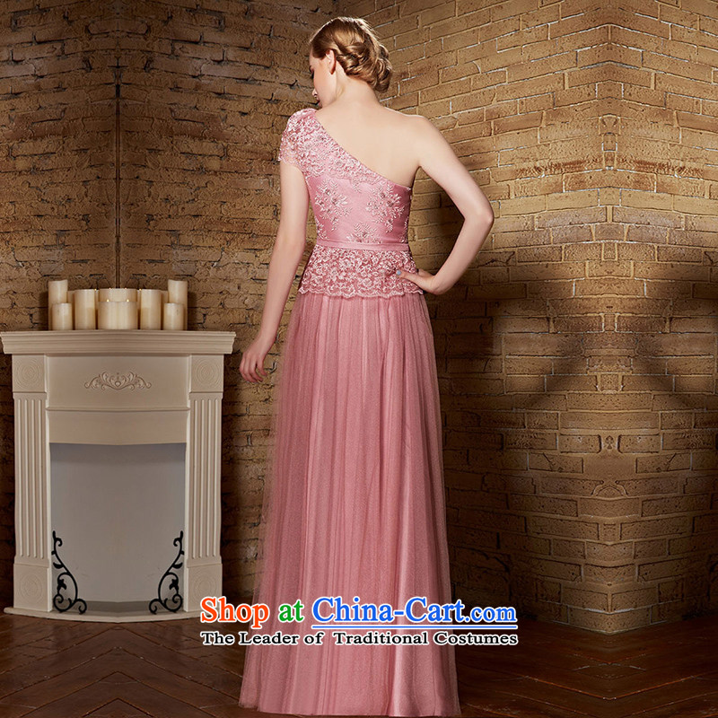 Creative Fox evening dresses 2015 new shoulder bridesmaid dress long pink dress evening banquet services under the auspices of the annual bows dress skirt 30893 XXL, pink creative Fox (coniefox) , , , shopping on the Internet