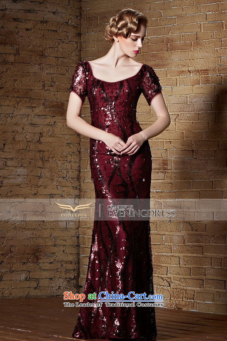 Creative Fox evening dresses 2015 New Red Dress banquet bows long service Sau San back evening dress moderator evening dress 82135 Female picture color pictures, prices, XXL brand platters! The elections are supplied in the national character of distribution, so action, buy now enjoy more preferential! As soon as possible.