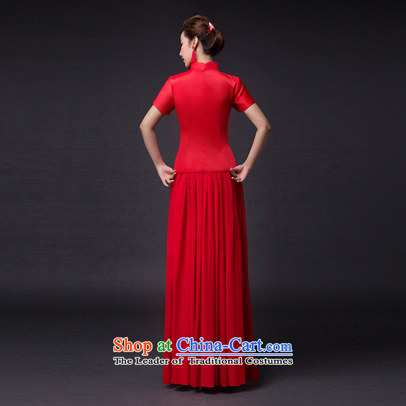 Hei Kaki 2015 new bows dress classic style of fine Antique Lace irrepressible tray clip dress skirt L019  XXL, red-hi kaki shopping on the Internet has been pressed.
