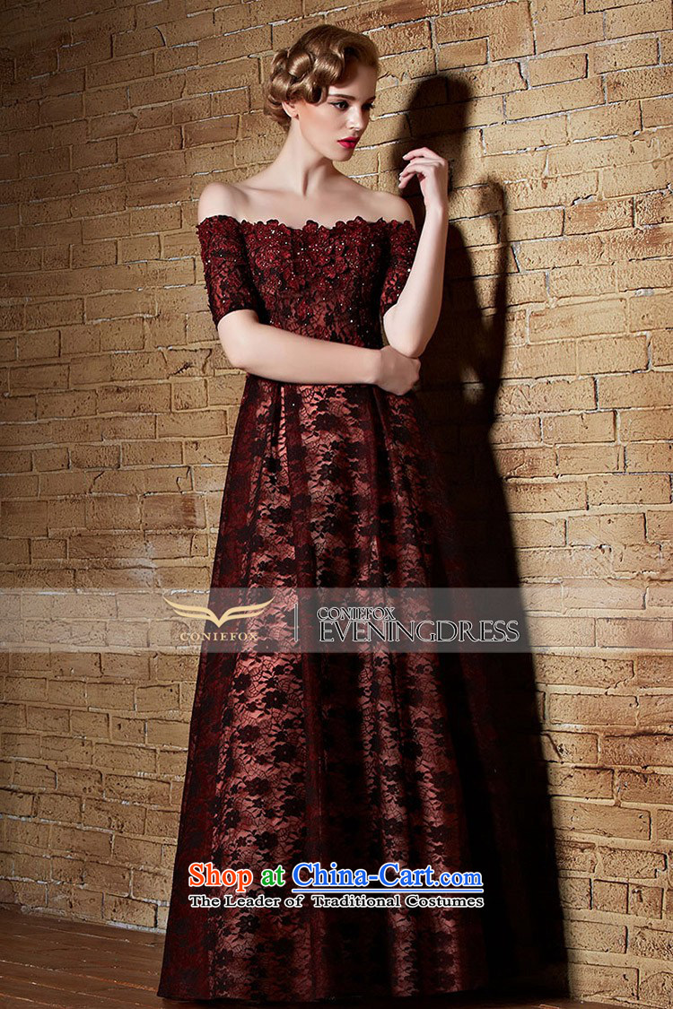 Creative New 2015 Fox evening dresses lace red dress long Staples Top Loin of Pearl River Delta field for evening a bows dress banquet evening dresses long skirt 82155 Deep Red M picture, prices, brand platters! The elections are supplied in the national character of distribution, so action, buy now enjoy more preferential! As soon as possible.