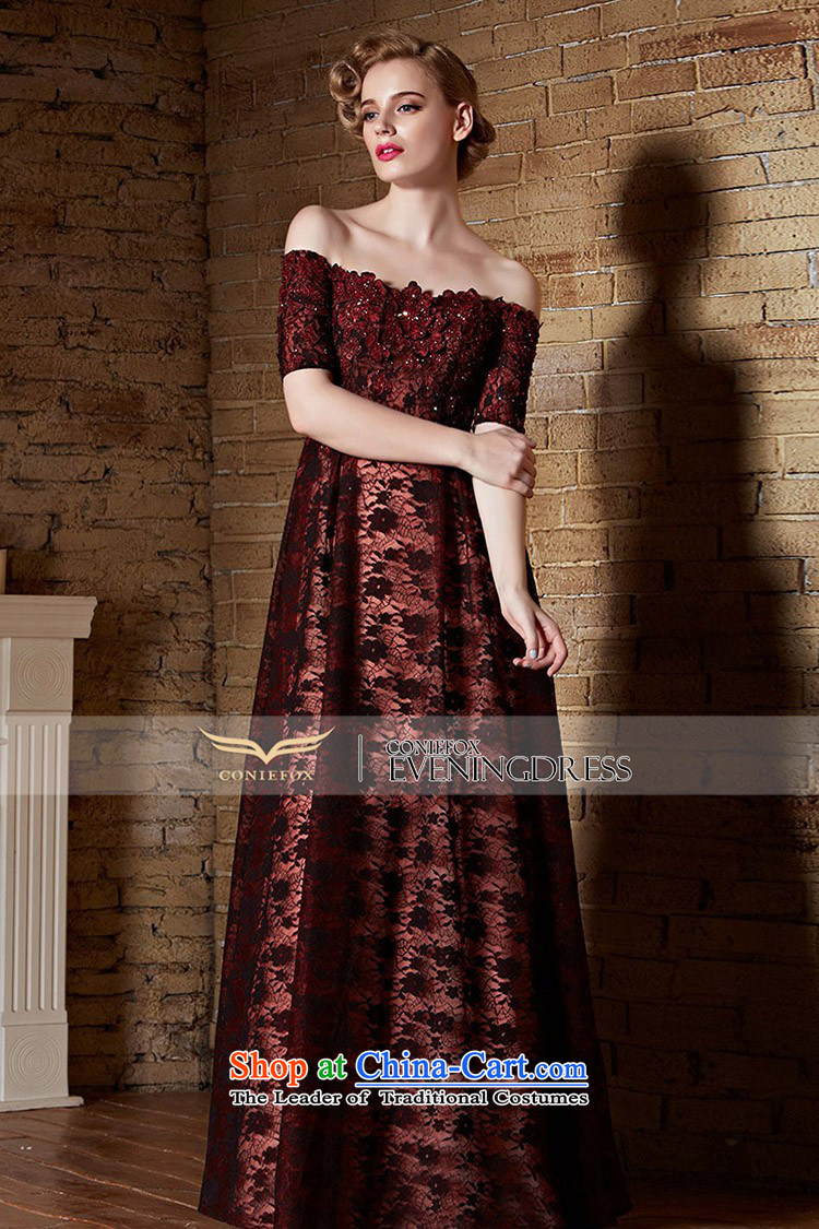 Creative New 2015 Fox evening dresses lace red dress long Staples Top Loin of Pearl River Delta field for evening a bows dress banquet evening dresses long skirt 82155 Deep Red M picture, prices, brand platters! The elections are supplied in the national character of distribution, so action, buy now enjoy more preferential! As soon as possible.