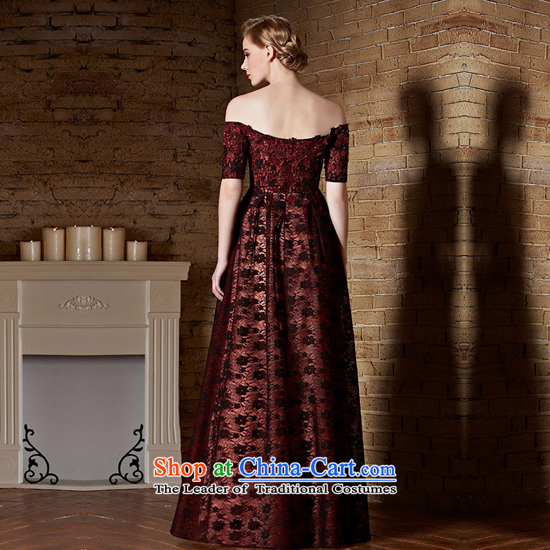Creative New 2015 Fox evening dresses lace red dress long Staples Top Loin of Pearl River Delta field for evening a bows dress banquet evening dresses long skirt 82155 Deep Red M, creative Fox (coniefox) , , , shopping on the Internet