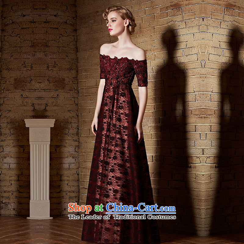 Creative New 2015 Fox evening dresses lace red dress long Staples Top Loin of Pearl River Delta field for evening a bows dress banquet evening dresses long skirt 82155 Deep Red M, creative Fox (coniefox) , , , shopping on the Internet