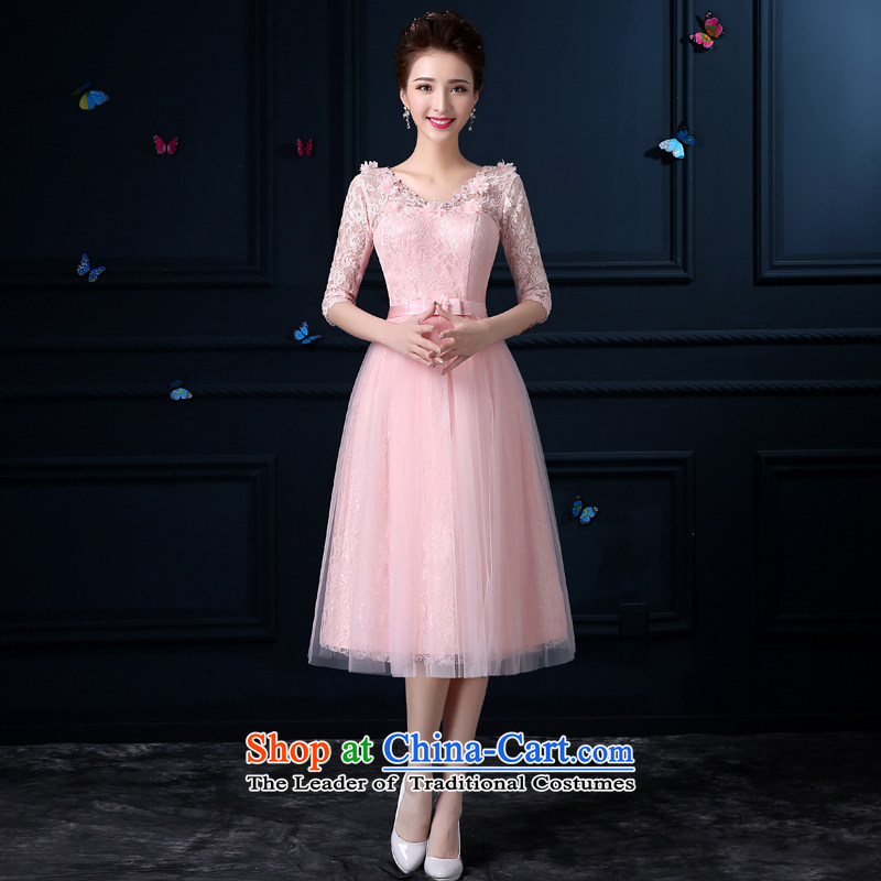 The privilege of serving-leung new 2015 bridesmaid services in the long summer female) bridesmaid mission sister skirt small dress bridesmaid skirt V-neck in cuff 3XL, - The privilege of serving-leung , , , shopping on the Internet