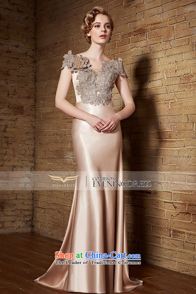Creative Fox evening dresses 2015 new evening dress banquet crowsfoot dress skirt long bows dress female annual Sau San moderator dress 30905 the picture's color M brand, prices, picture platters! The elections are supplied in the national character of distribution, so action, buy now enjoy more preferential! As soon as possible.