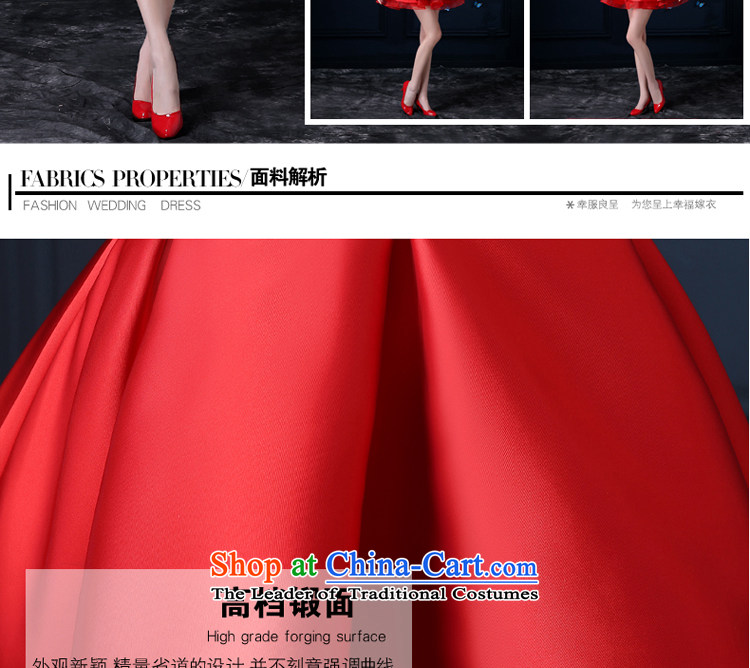 The privilege of serving-leung 2015 new evening dresses bride red bows service of marriage small banquet evening dress female red S picture, prices, brand platters! The elections are supplied in the national character of distribution, so action, buy now enjoy more preferential! As soon as possible.