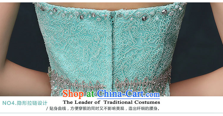 The new 2015 Luang lace anointed chest Sau San dress marriages evening drink service banquet dress long summer lake blue XL Photo, prices, brand platters! The elections are supplied in the national character of distribution, so action, buy now enjoy more preferential! As soon as possible.