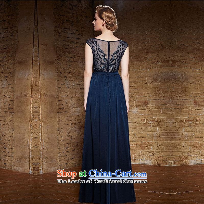 Creative Fox evening dresses 2015 new products long gown evening banquet bows to the Blue Lace Embroidery dress annual meeting under the auspices of dress long skirt 82139 Blue M creative Fox (coniefox) , , , shopping on the Internet
