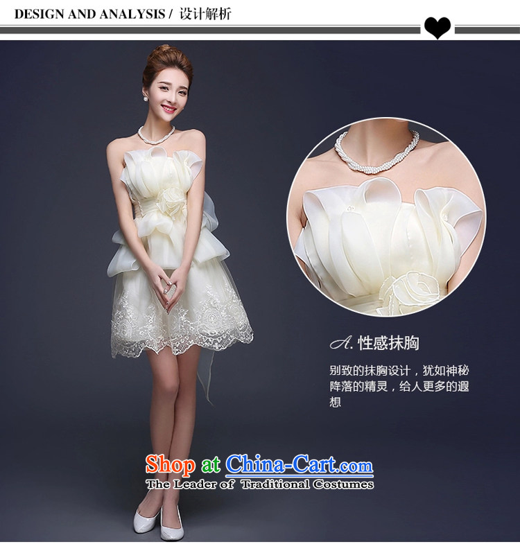 Pure Love bamboo yarn 2015 new dresses and bows Service, Bridal Bridesmaid Services Mary Magdalene chest marriage small dress dresses summer champagne color S picture, prices, brand platters! The elections are supplied in the national character of distribution, so action, buy now enjoy more preferential! As soon as possible.
