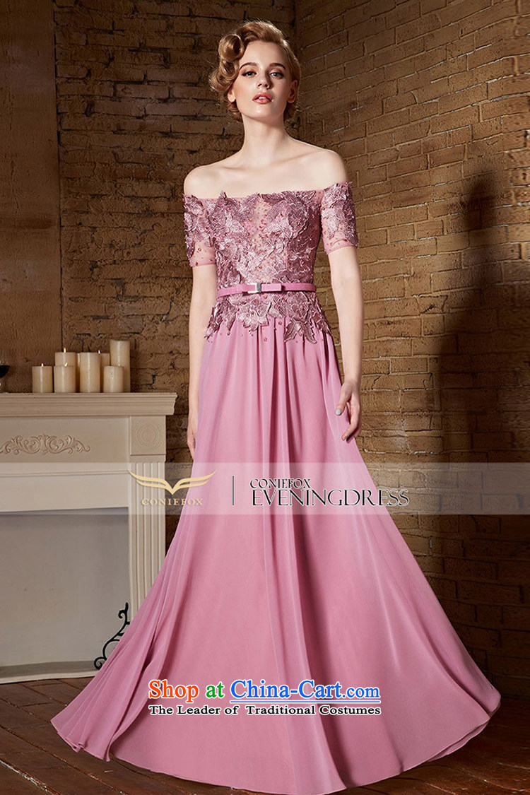 The kitsune dress creative new Word 2015 shoulder bride wedding dresses marriage bows to Sau San long banquet evening dresses long skirt 82169 pink M picture, prices, brand platters! The elections are supplied in the national character of distribution, so action, buy now enjoy more preferential! As soon as possible.