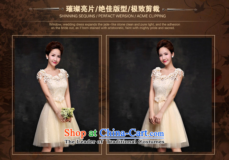 Pure Love bamboo yarn 015 Chun wedding dresses Bridal Services red word bows shoulder bridesmaid Services Mr Ronald small girl skirt champagne color dress S picture, prices, brand platters! The elections are supplied in the national character of distribution, so action, buy now enjoy more preferential! As soon as possible.