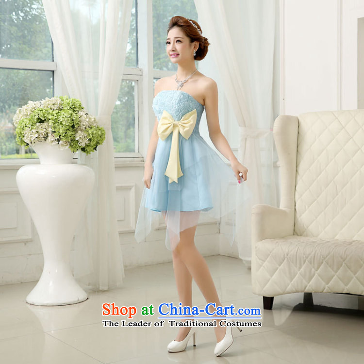 Yet, a new paragraph bridesmaid Dress Short) Bride sister married in evening dress bridesmaid to serve small dress female 6412 champagne color codes are pictures, prices, brand platters! The elections are supplied in the national character of distribution, so action, buy now enjoy more preferential! As soon as possible.