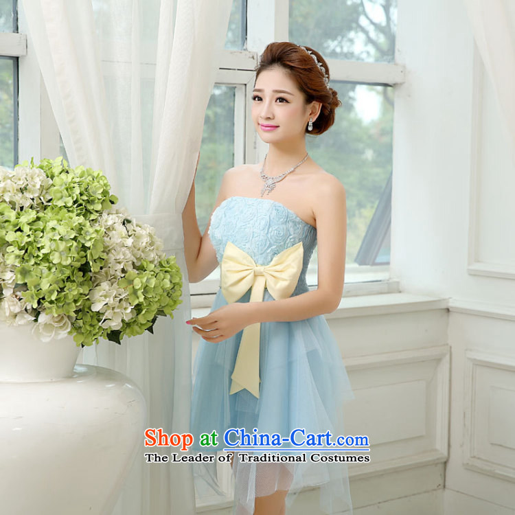 Yet, a new paragraph bridesmaid Dress Short) Bride sister married in evening dress bridesmaid to serve small dress female 6412 champagne color codes are pictures, prices, brand platters! The elections are supplied in the national character of distribution, so action, buy now enjoy more preferential! As soon as possible.
